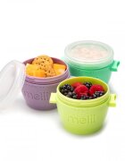Melii Set 4 recipiente silicon SnapGo 118 ml