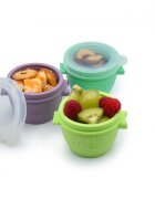 Melii Set 4 recipiente silicon SnapGo 4x177 ml