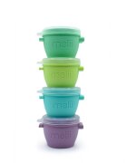 Melii Set 4 recipiente silicon SnapGo 4x177 ml
