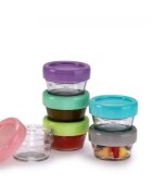 Melii Set 6 recipiente sticla pentru hrana bebe 59 ml