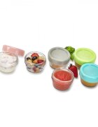 Melii Set 6 recipiente sticla pentru hrana bebe 59 ml
