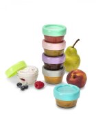 Melii Set 6 recipiente sticla pentru hrana bebe 59 ml