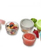 Melii Set 6 recipiente sticla pentru hrana bebe 59 ml