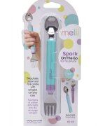 Melii Set lingurita si furculita blue-purple