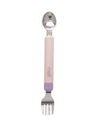 Melii Set lingurita si furculita pink-purple