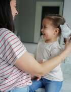Melii Set perie si pieptan model bulldog
