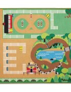 MELISSA&DOUG Covor de joaca Ferma calutilor - Melissa and Doug