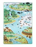 MELISSA&DOUG Covoras cu activitati Habitatele Animalelor
