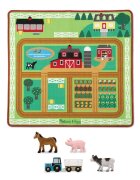 MELISSA&DOUG Covoras de joaca si figurine Hambarul de la ferma