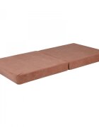 MeowBaby® Canapea playset modular Premium Velur reiat corduroy spuma caramiziu