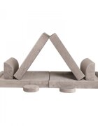 MeowBaby® Canapea playset modular Premium Velvet spuma gri