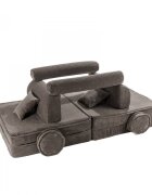 MeowBaby® Canapea Premium Aesthetic Playset Modular spuma maro