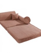 MeowBaby® Canapea Premium Aesthetic Playset Modular spuma roz pudra