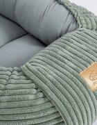 MeowBaby® Cuib pentru bebelusi MeowBaby aesthetic color olive green
