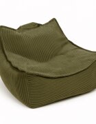 MeowBaby® Fotoliu puf MeowBaby din catifea Sako aesthetic khaki