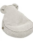 MeowBaby® Fotoliu puf pentru copii MeowBaby Aesthetic Sako Bag Teddy Ecri