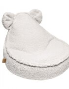 MeowBaby® Fotoliu puf pentru copii MeowBaby Bearly crem 58x50x67cm