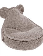 MeowBaby® Fotoliu puf pentru copii MeowBaby Bearly Gri Deschis 58x50x67cm