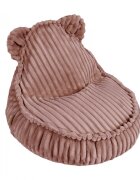 MeowBaby® Fotoliu tip puf pentru copii MeowBaby ruby chocolate pink