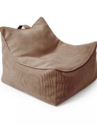 MeowBaby® Fotoliu tip puf pentru copii MeowBaby slimcord sako bag maro