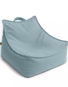 MeowBaby® Fotoliu tip puf Premium MeowBaby Outzy Sako Bag Cloudberry Sky Blue Bean bag