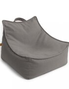 MeowBaby® Fotoliu tip puf Premium MeowBaby Outzy Sako Bag Drift Dlay Taupe Bean bag