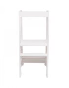 MeowBaby® Inaltator Learning Tower ajustabil ajutor de bucatarie MeowBaby lemn alb