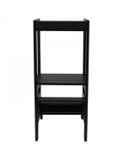 MeowBaby® Inaltator Learning Tower ajustabil ajutor de bucatarie MeowBaby lemn Negru