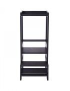 MeowBaby® Inaltator Learning Tower ajustabil ajutor de bucatarie MeowBaby lemn Negru