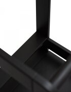 MeowBaby® Inaltator Learning Tower ajustabil ajutor de bucatarie MeowBaby lemn Negru