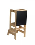 MeowBaby® Inaltator multifunctional ajutor de bucatarie cu tabla de scris MeowBaby lemn natural