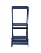 MeowBaby® Inaltator multifunctional ajutor de bucatarie MeowBaby lemn Blue inchis