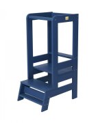 MeowBaby® Inaltator multifunctional ajutor de bucatarie MeowBaby lemn Blue inchis
