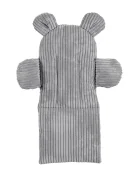MeowBaby® Leagan pentru copii si bebelusi MeowBaby catifea reiata perna ursulet Aesthetic Grey