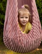 MeowBaby® Leagan tip cocon pentru copii MeowBaby aesthetic ecru