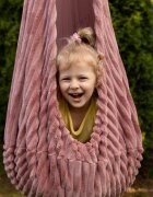 MeowBaby® Leagan tip cocon pentru copii MeowBaby churros pebble beige