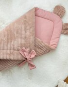 MeowBaby® Paturica de infasat pentru bebelusi MeowBaby aesthetic powder pink