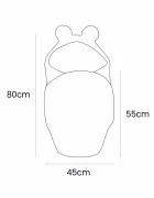 MeowBaby® Paturica pentru bebelusi bear ears cream