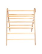 MeowBaby® Scara din lemn pentru copii triunghi de catarare tip Pikler Montessori alb MeowBaby