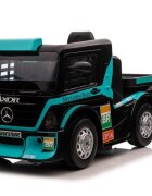 MERCEDES-BENZ Camion electric pentru copii Mercedes XMX622B Blue cu telecomanda 2.4G doua motoare de 45W baterie dubla de 12V7Ah afisaj LCD MP4 conectivitate Bluetooth port MP3 si USB dimensiune 143 x 72 x 67 cm