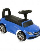 MERCEDES-BENZ Masinuta copii fara pedale Mercedes Coupe Blue cu muzica si sunete spatiu pentru depozitarea jucariilor spatar inalt protectie impotriva rasturnarii inaltime de la sol la sezut 24 cm