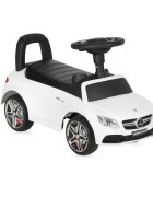 MERCEDES-BENZ Masinuta copii fara pedale Mercedes Coupe White cu muzica si sunete spatiu pentru depozitarea jucariilor spatar inalt protectie impotriva rasturnarii inaltime de la sol la sezut 24 cm