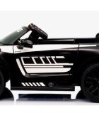 MERCEDES-BENZ Masinuta electrica cu telecomanda pentru copii Mercedes GT3 Evo Negru 114x69x45 cm varsta 1-5 ani roti Eva scaun din piele Eco putere 90W