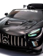 MERCEDES-BENZ Masinuta electrica cu telecomanda pentru copii Mercedes GT3 Evo Negru 114x69x45 cm varsta 1-5 ani roti Eva scaun din piele Eco putere 90W