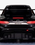 MERCEDES-BENZ Masinuta electrica cu telecomanda pentru copii Mercedes GT3 Evo Negru 114x69x45 cm varsta 1-5 ani roti Eva scaun din piele Eco putere 90W