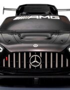 MERCEDES-BENZ Masinuta electrica cu telecomanda pentru copii Mercedes GT3 Evo Negru 114x69x45 cm varsta 1-5 ani roti Eva scaun din piele Eco putere 90W