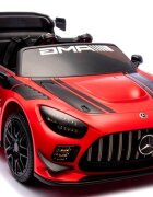 MERCEDES-BENZ Masinuta electrica cu telecomanda pentru copii Mercedes GT3 Evo Rosu 114x69x45 cm varsta 1-5 ani roti Eva scaun din piele Eco putere 90W