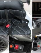 MERCEDES-BENZ Masinuta electrica cu telecomanda pentru copii Mercedes GT3 Evo Rosu 114x69x45 cm varsta 1-5 ani roti Eva scaun din piele Eco putere 90W