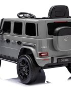 MERCEDES-BENZ Masinuta electrica pentru copii cu licenta G580 Cool Grey 12V4.5Ah scaun din piele faruri LED muzica suspensii portiere inalte cu deschidere centura de siguranta cod QR montaj