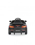 MERCEDES-BENZ Masinuta electrica pentru copii cu Licenta Mercedes AMG GTR Blacktelecomandaroti EVA3 nivele vitezaacumulator 12V4Ahusi cu deschiderelumini LEDmufa MP3